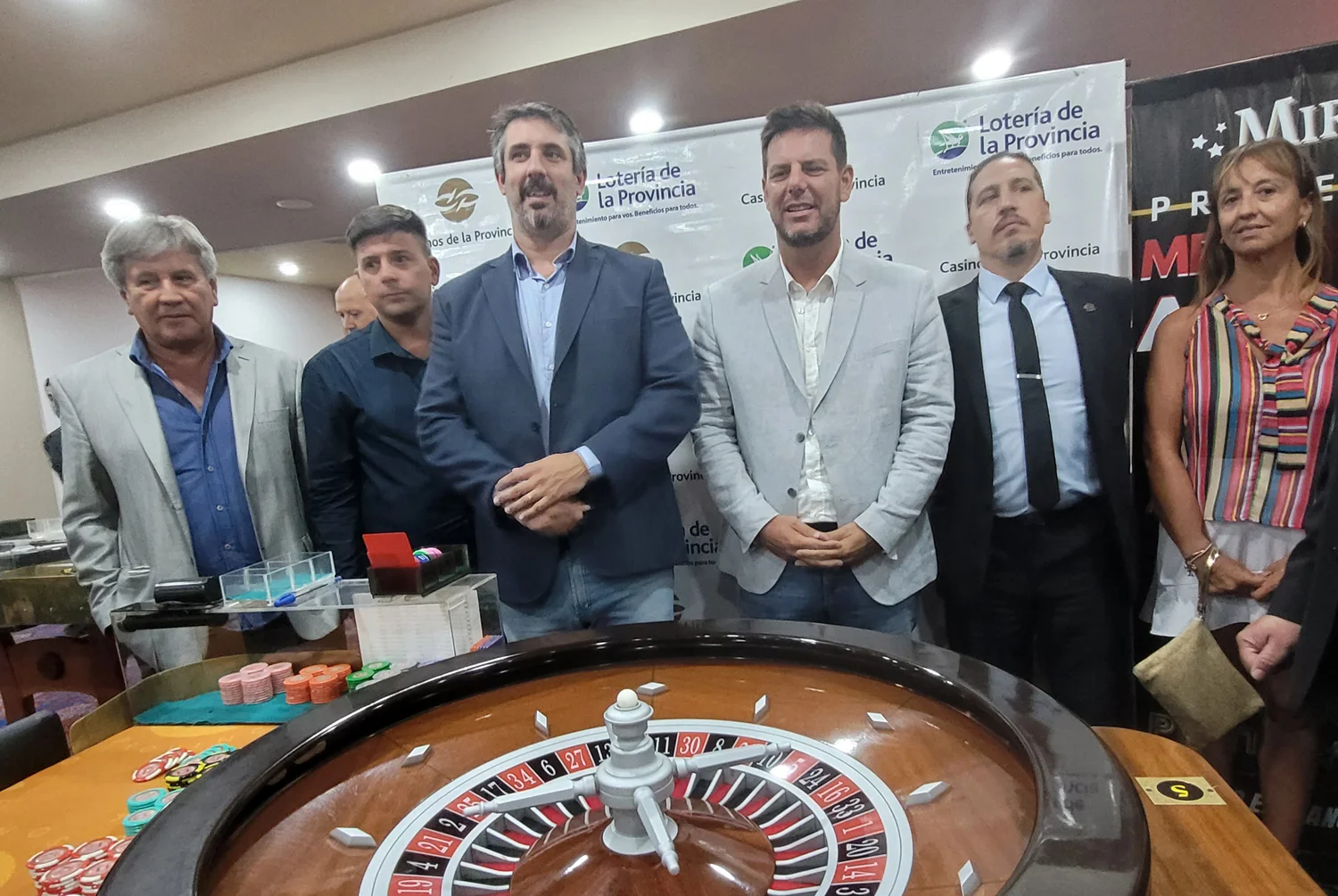 Autoridades en Casino Miramar