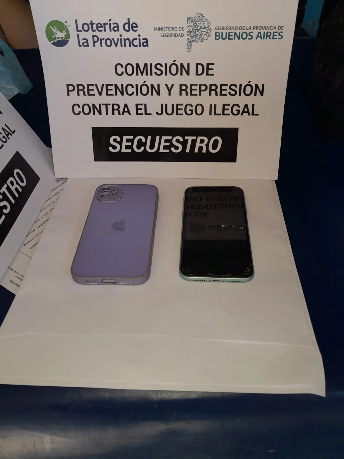 Celulares secuestrados