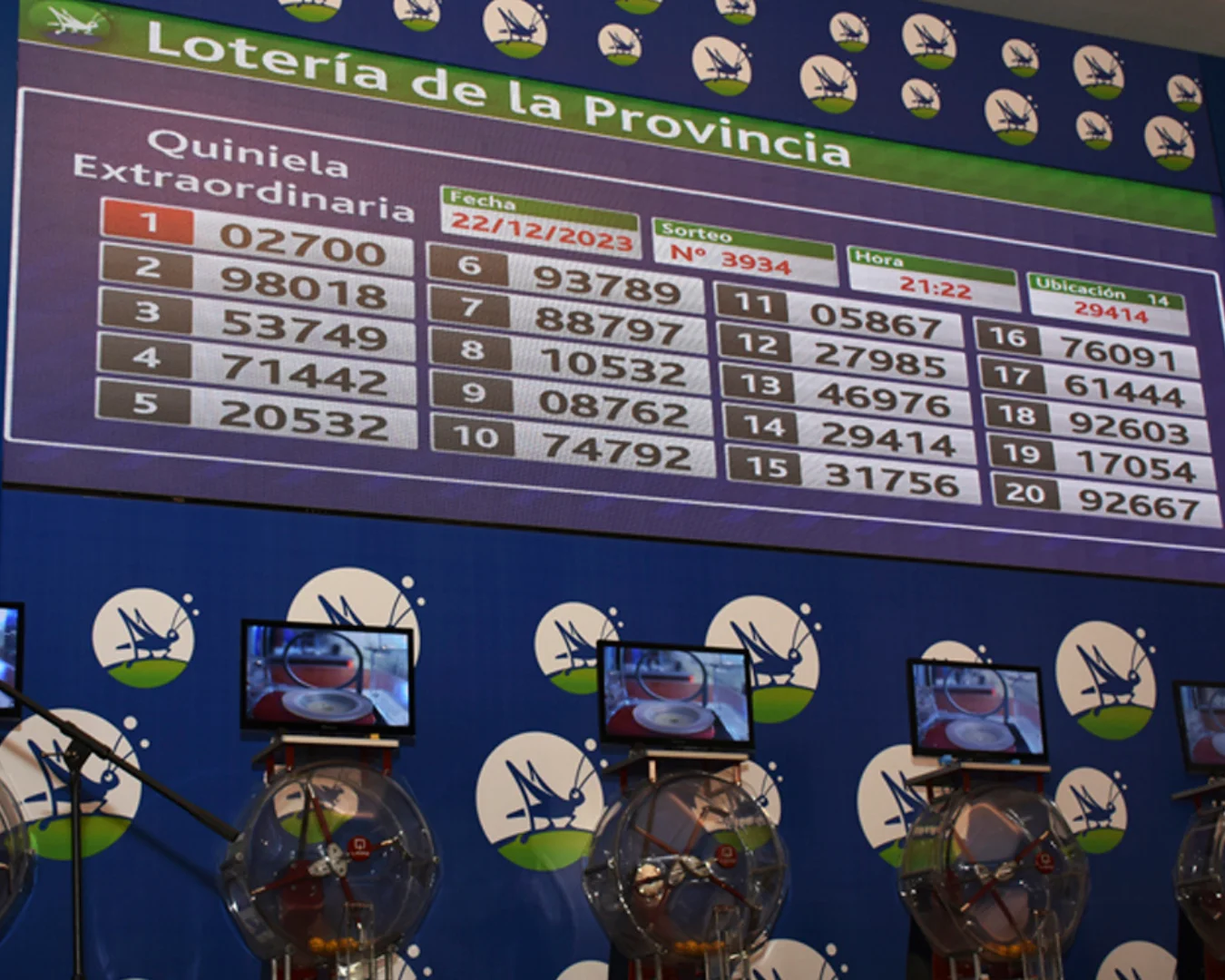 Los números ganadores